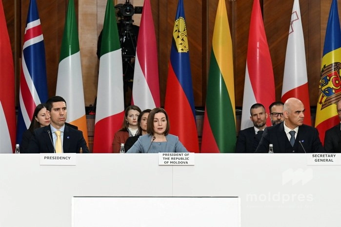 Maia Sandu avertizează la nivel european: „Rusia este cel mai mare pericol pentru continent”